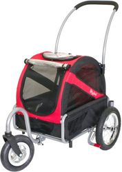 DoggyRide Mini Dog Strollereasily Convertibile in rimorchio (con Kit Opzionale)