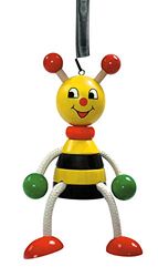 Hess 14703 - Decoración de Madera (móvil oscilante, Abeja)