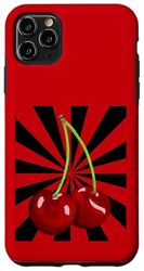 Rockabilly 80s Retro Fruit Summer Cherry Cherry Case for iPhone 11 Pro Max