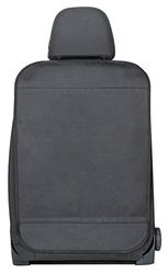 Walser Backrest Protector XL, Foot Protection Car, Robust Car Seat Protector for the Back, Rear Seat Protector 66 x 45 cm, Black