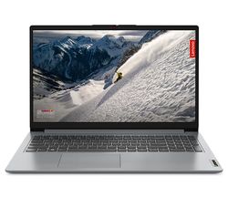 Lenovo IdeaPad 1 Gen 7 - Ordenador Portátil 15.6" FHD (AMD Ryzen 3 7320U, 8GB RAM, 256GB SSD, AMD Radeon 610M Graphics, Sin Sistema Operativo) Gris - Teclado QWERTY Español