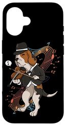 Divertente Beagle Giocare Violino Ilarante Violinista Beagle Cane Custodia per iPhone 16