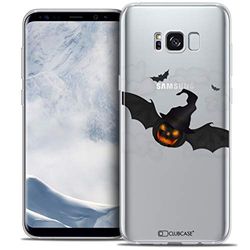 Caseink - fodral för Samsung Galaxy S8 (G950) [Crystal Gel HD Halloween kollektion pumpa skallig design - mjuk - ultratunn - tryckt i Frankrike]