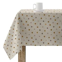 BELUM | Cloak XL 200x140cm Stainless 100% Resin Cotton, Tablecloth, Oilcloth, Washable, Tablecloth, Waterproof, Stain Remover Liquid Repellent