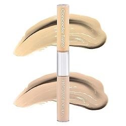 Physicians Formula Twins 2-in-1 Liquid Concealer - Color Corrective and Light Flesh-Tone, Transfer & Water Resistant, Yellow/Light Shade