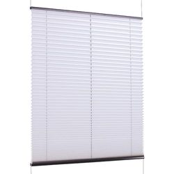 K-Home Florida Store plissé Klemmfix Blanc 105 x 130 cm (l x L) Design Unique avec Effet Lumineux enchanteur