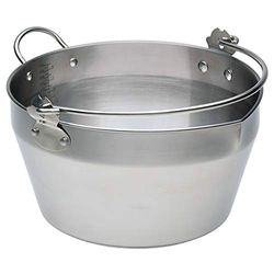 KitchenCraft Home Made Maslin Pan/Jam Pan voor inductie kookplaat, roestvrij staal, 4,5 l