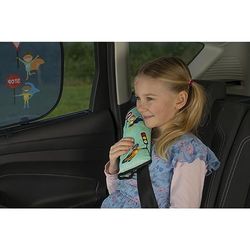cartrend Hero​​ Coussin de Ceinture protège Contre Les blessures, Grand et Confortable, Design coloré pour Enfants, 1 pièce Menthe