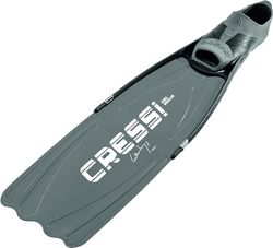 Cressi Gara Pinne Lunghe per Apnea/Immersioni Alte Prestazioni, Nero (Modular Nery)/Argento, 38/39
