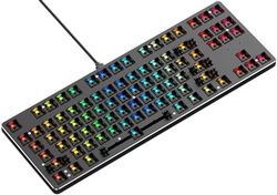 Glorious Gaming GMMK TKL 85%, Barebones (Cadre Uniquement) - Clavier de Jeu mécanique, RGB par Touche, Hot-swappable et Personnalisable, Design TKL, Disposition américaine/ANSI - Noir