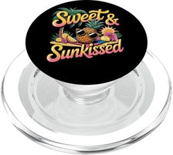 Vacaciones de piña dulce y besada por el sol PopSockets PopGrip para MagSafe