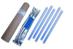 Cyalume Carton de 5 Bâtons Lumineux SnapLight Non-IMPACT 40cm Blanc 1 Anneau 8 Heures 15'' Emballés Individuellement