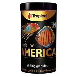 TROPICAL TR67424 Nourriture à Multi Ingrédients sous Forme de Granules Descendants pour Poissons Omnivores/Carnivores d'Amérique du Nord/du Sud 150 g