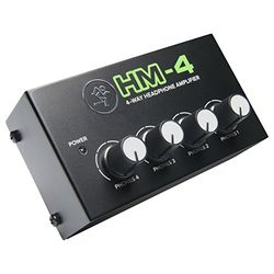 MACKIE HM-4 amplificador de auriculares de 4 canales con entrada estéreo y control de nivel individual