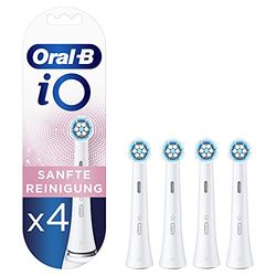 Oral-B iO - Set di 4 testine per spazzolini elettrici per pulizia delicata, per spazzolini Oral-B