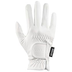 uvex Estilo desportivo, luva de equitação elástica unissexo, excelente aderência e resistente ao desgaste, compatível com ecrã tátil, branco, 5