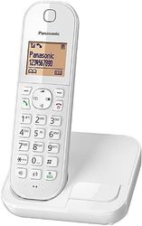 Panasonic KX-TGC410FRW - Telefone (DECT, terminal com conexão por cabo, alto-falante, 50 entradas, identificador de chamadas), branco [versão importada]