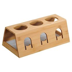 KESPER 58650-13 bottle holder 32 x 17.5 x 12 cm with extendable drip tray (bamboo)