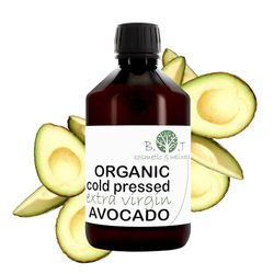 Olio di Avocado, Capelli, Olio di Avocado Puro, 500 ml, Smagliature, Pelle Screpolata, Idratazione Viso, Corpo, Penetri la pelle fino a 6 volte meglio rispetto a una crema corpo