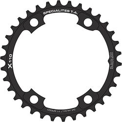ATAT-1 X110 4 armen bord T.A. X110 binnen 11 V 38 tanden, uniseks, volwassenen, zwart