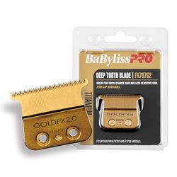 Replacement T-Blade Deep Tooth - FX707G2 Gold BaBylissPRO For Men 1 Pc Blade