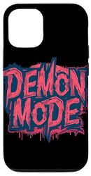 iPhone 14 Creepy Demon Mode Emblem for Man and Woman Case