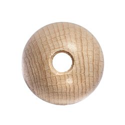 Rayher Boule en Bois Brut de 25 mm.