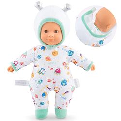 Corolle 9000100470 - Mon Doudou Sweetheart, astronaut, zachte body pop met capuchon, naamlabel, vanillegeur, 30 cm, geschikt voor kinderen vanaf 9 maanden