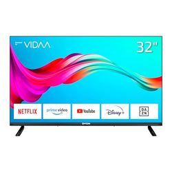 DYON Smart 32 VX TV da 80 cm (32 pollici), Smart TV HD, Triple Tuner HD (DVB-C/-S2/-T2-HEVC10), App Store, Prime Video, Netflix, YouTube, DAZN, Disney+) [Mod. 2022]