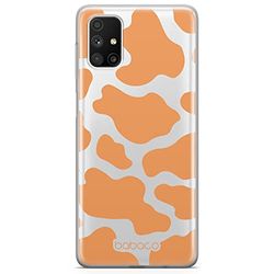 ERT GROUP mobiltelefonfodral för Samsung M51 originalt och officiellt licensierat Babaco mönster Animals 007 Vit optimalt anpassad till formen på mobiltelefonen, gedeeltelijk transparant