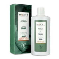Men Herbal Shampoo for Normal Hair by Moraz for Men - 17 oz Shampoo