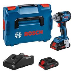 Bosch Professional 18V System Avvitat. massa battente batt. GDS 18V-320 C (coppia serr. 320 Nm e svitamento 540 Nm, incl. 2 batterie ProCORE 4.0 Ah, caricabatt., mod. Bluetooth GCY 42, in L-BOXX)