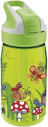 LAKEN Botella de Agua Summit Bugs Verde limón (0,45 L), Adultos Unisex, Talla Única