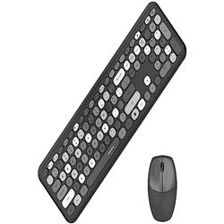 MOFII Wireless Keyboard + Mouse Set 666 2.4G (Negro)