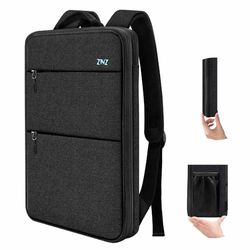 ZINZ Mochila delgada y expandible para laptop de 15, 15.6 y 16 pulgadas, resistente a derrames, para la mayoría de MacBooks de 14 a 16 pulgadas, libros de superficie, Dell, HP, Lenovo, Asus, B04K01