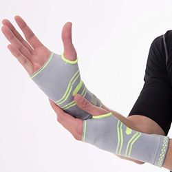 Amsahr Nylon Spandex Sport Paire de Manchon Protecteur de Paume Taille Grand 1 Unité