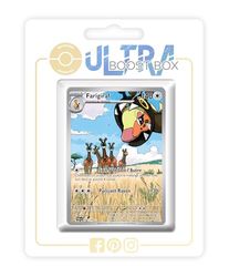 Farigiraf 228/193 Alternative Pokémon Gallery Secrète - Ultraboost X Écarlate et Violet 02 Évolutions à Paldea - Coffret de 10 Cartes Pokémon Françaises
