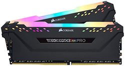 Corsair CMW16GX4M2Z4000C18 VENGEANCE RGB PRO 16GB (2x8GB) DDR4 4000 (PC4-32000) C18 AMD Memoria Ottimizzata - Nero