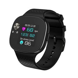ASUS VivoWatch BP en céramique, fréquence et Pression Cardiaque, accéléromètre et GPS, qualité du Sommeil et Niveau de Stress, autonomie de la Batterie jusqu'à 15 Jours, Bluetooth, Android et iOS.
