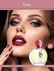 LIRA by SANGADO, Perfume for Women, 8-10 hours long-Lasting, Luxury smelling, Amber Fougere, Fine French Essences, Extra-Concentrated (Parfum), Modern, Refined, 60 ml