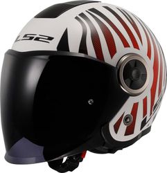 LS2, Casque Moto Jet Classy Cool White Wineberry, L