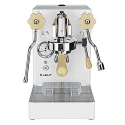 LELIT MaraX PL62X-EUCW, macchina da caffè bianca con gruppo L58E e sistema HX doppia sonda