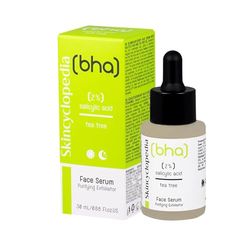 Skincyclopedia 2% Salicylic Acid Serum with Tea Tree Oil, Niacinamide and Zinc - Acne Treatment, Blackheads and Pore Minimizer for Oily and Combination Skin - BHA Exfoliant for Men and Women, 30ml