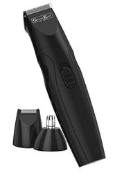 Wahl Groomease, GroomEase by Wahl Rechargeable Multigroomer, Cordless Men Grooming Tool, Beard and Body Trimmer, Three Interchangeable Heads, Four Attachment Combs, Ideal for Gym and Travel