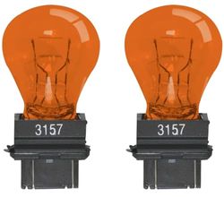 cyclingcolors 2x lampadina 3157 12V P27/7W W2.5x16q 32/3CP S25q arancione lampada Auto americane e asiatiche