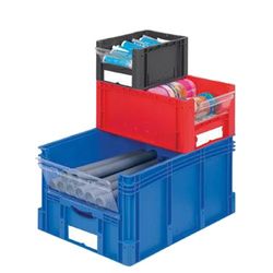 Action Handling ES64324XL Insert able Window for Model XL64324 Euro Standard Plastic Stacking X-Large Container (Pack of 6)