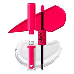 NYX Professionell makeup läppglans, högt pigment, långvarig läppglans, ingen överföring, glans högt, bly allt