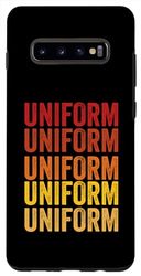 Carcasa para Galaxy S10+ Definición de uniforme, Uniforme