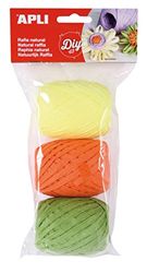 APLI 14412 - Naturliga raffia fluorescerande nyanser 3 u