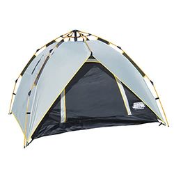 Maypole Mp9548 Tenda Automatica a 2 posti Letto, Unisex, Due Toni Grigio, Giallo, Compatto